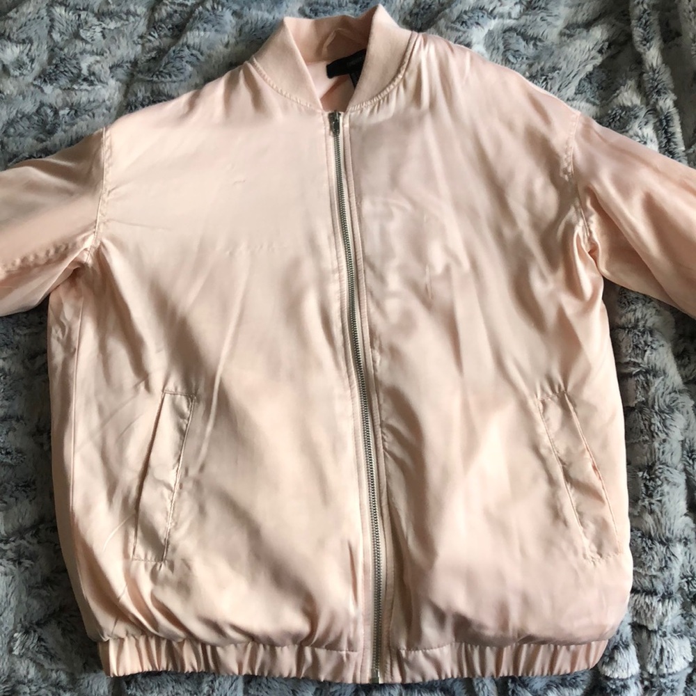 Forever 21 Blush Bomber Jacket